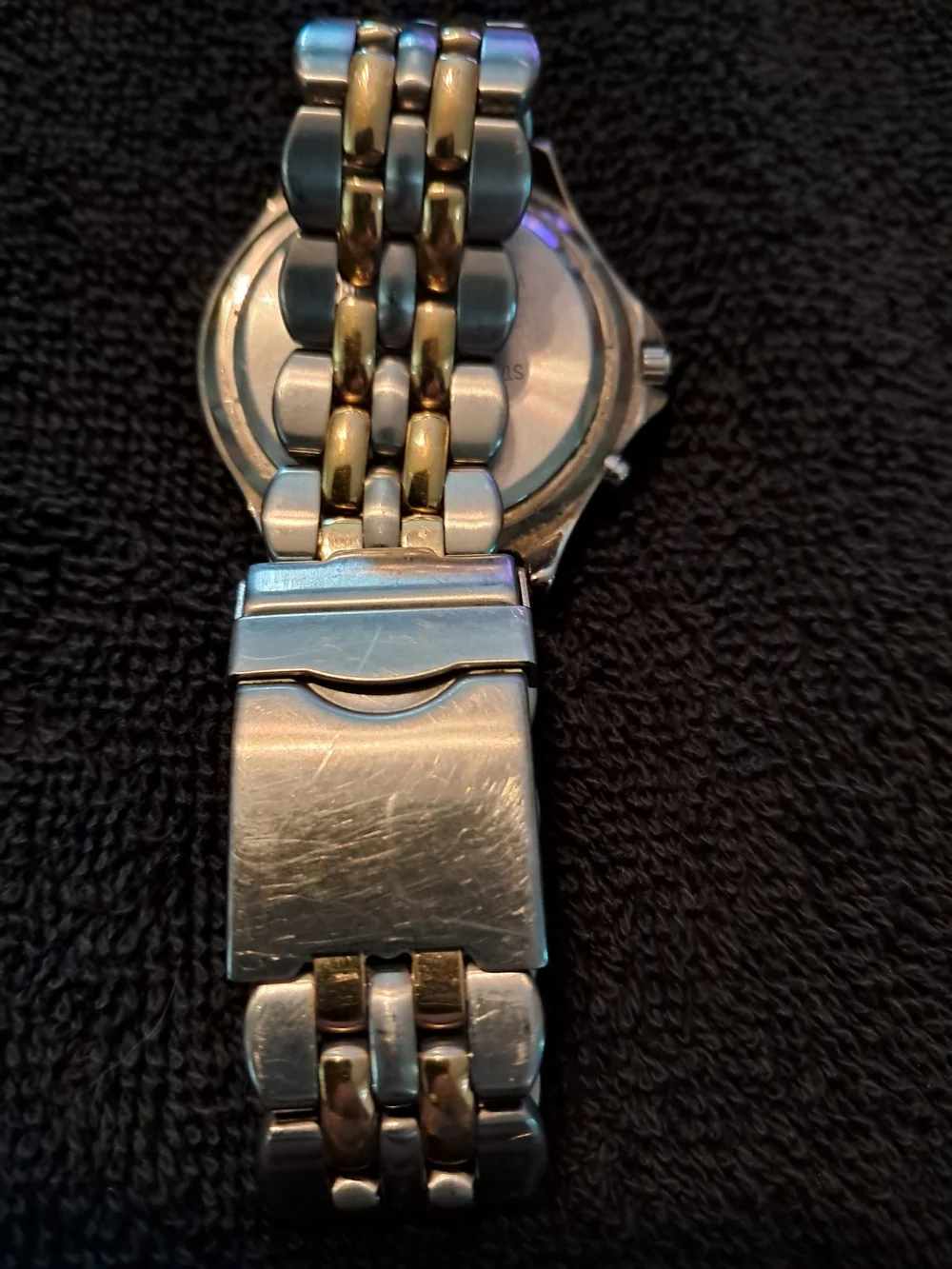 Armitron Men's Two-Tone Silver and Gold Chronograph Watch